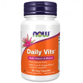 NOW Foods Daily Vits Multivitamin Caps  - 30 Serving 