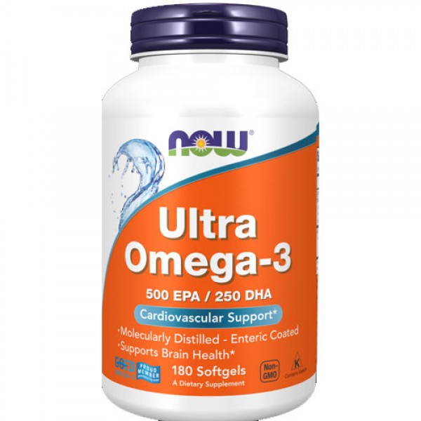 NOW Foods Ultra Omega 3 - 180 Softgels