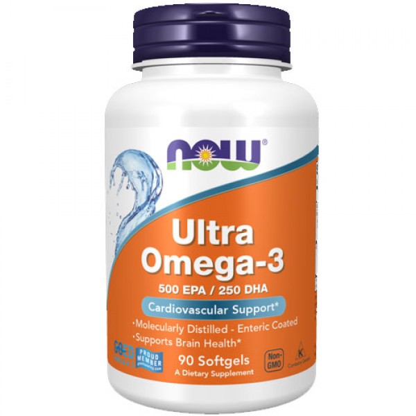 NOW Foods Ultra Omega 3 - 90 Softgels  *500 EPA* 