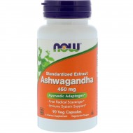 NOW Foods Ashwagandha 450mg 90 Veg Caps 