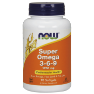 NOW Foods Super Omega 3 6 9 1200mg - 90 Softgels