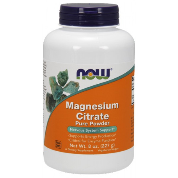 NOW Foods Magnesium Citrate Pure Powder 227g 