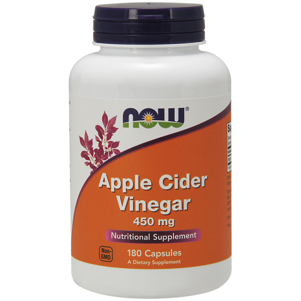 NOW Foods Apple Cider Vinegar 450mg - 180 Caps