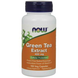 NOW Foods Green Tea Extract 400mg - 100 Veg Capsules