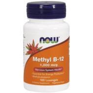 NOW Foods Methyl B12 1000mcg - 100 Lozenges