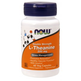 NOW Foods L-Theanine 200 mg - 120 Veg Capsules