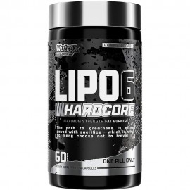 Nutrex Lipo 6 Hardcore Fat Burner - 60 Caps