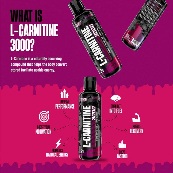 Nutrex L-Carnitine 3000 - 465ml