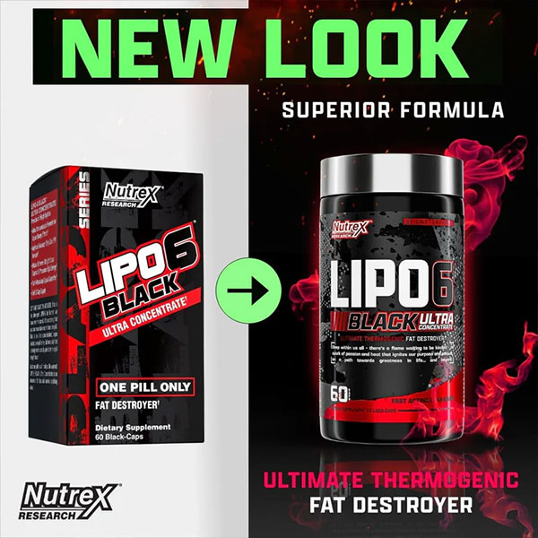 Nutrex Lipo 6 Black UC - 60 Caps