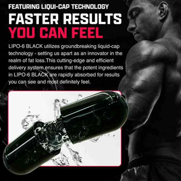 Nutrex Lipo 6 Black Fat Burner - 120 Caps  