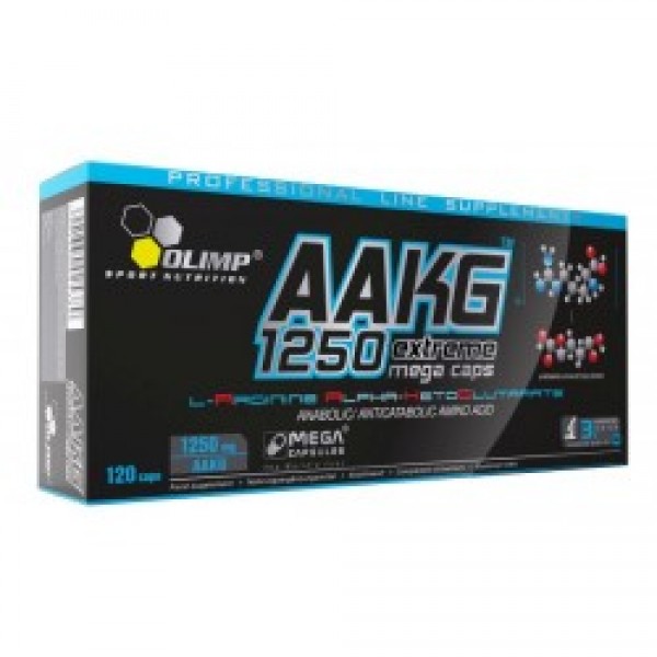 Olimp AAKG 1250 Extreme Mega Caps Arginine - 120 Caps
