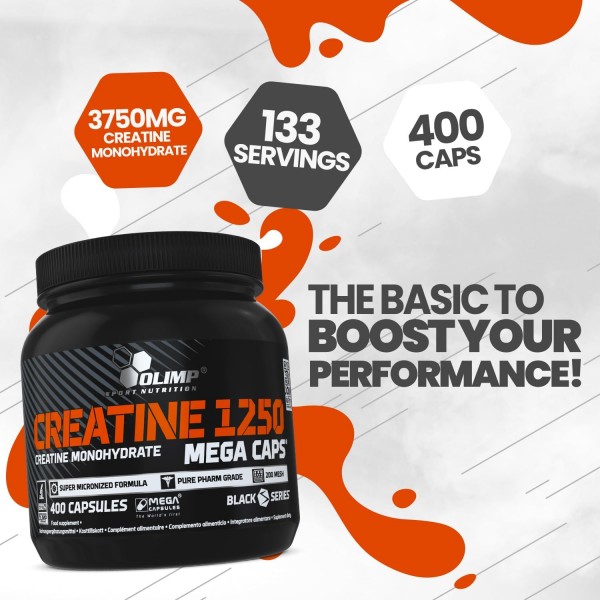Olimp Creatine 1250 Mega Caps - 400 Caps