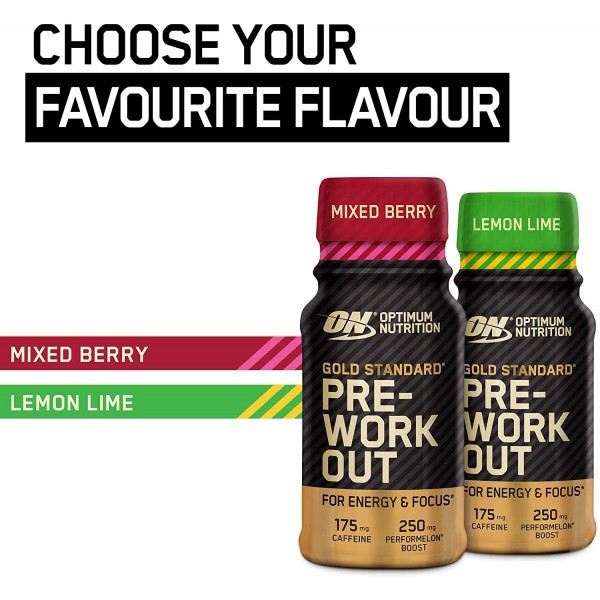 Optimum Nutrition Gold Standard Pre Workout Shots x 12
