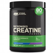 Optimum Nutrition Creatine Powder Blue Raspberry 360g *80 Servings*