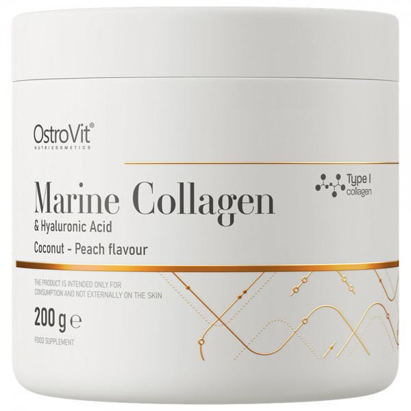 OstroVit Marine Collagen + Hyaluronic Acid + Vitamin C 200 g