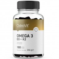 OstroVit Omega 3 D3 + K2 - 180 Caps