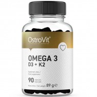 OstroVit Omega 3 D3 + K2 - 90 Caps