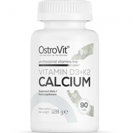 OstroVit Vitamin D3 + K2 Calcium - 90 Tabs