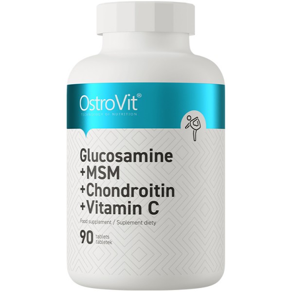 Ostrovit Glucosamine + MSM + Chondroitin + Vitamin C - 90 Tablets
