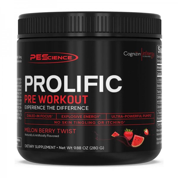 PEScience PROLIFIC Pre Workout 280g  