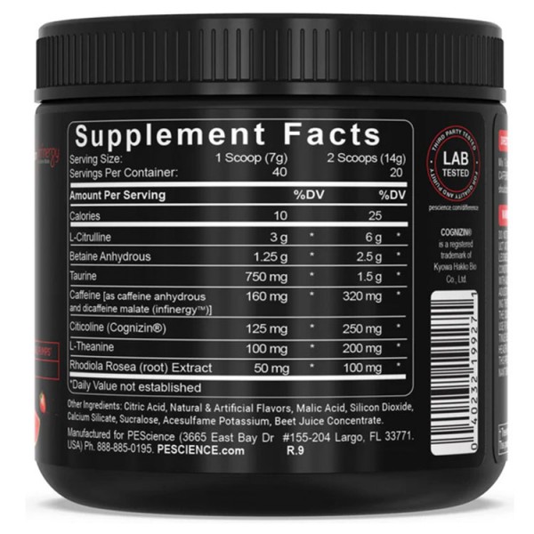 PEScience PROLIFIC Pre Workout 280g  