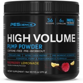 PEScience High Volume Caffeine-free Preworkout Pump 270g