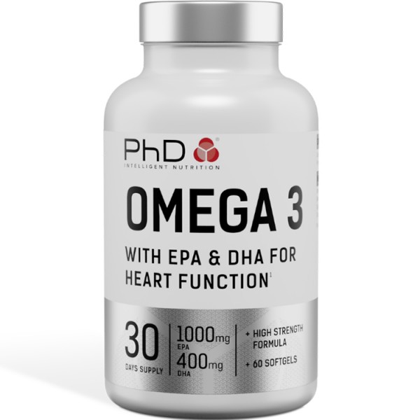 PhD Omega 3 - 60 Softgels