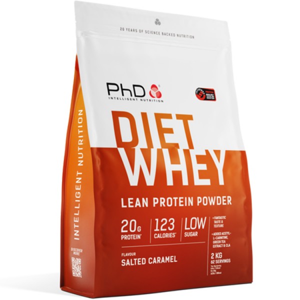 PhD Diet Whey 2kg + FREE PhD MultiVitamin & Shaker