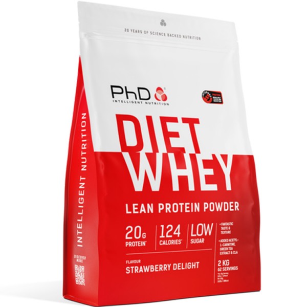 PhD Diet Whey 2kg + FREE PhD MultiVitamin & Shaker