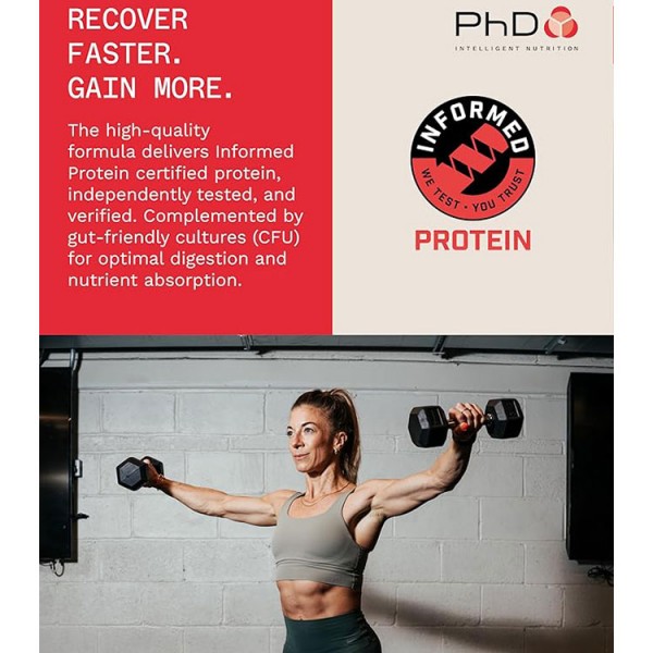 PhD Whey Protein 1kg + FREE Shaker
