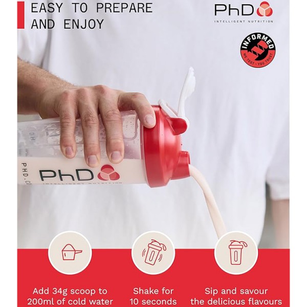 PhD Whey Protein 1kg + FREE Shaker