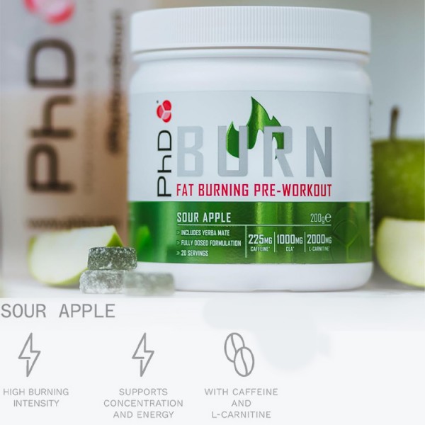 PhD Burn Pre Workout 200g 