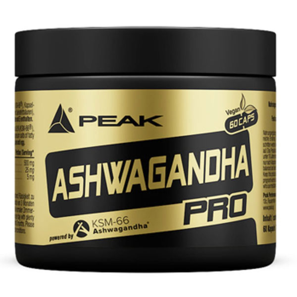 Peak Ashwagandha KSM66  - 60 Vegan Caps