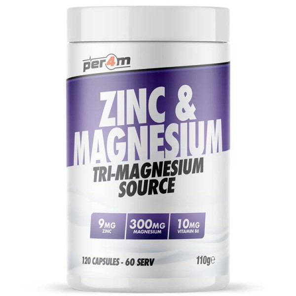 Per4m Zinc & Magnesium - 120 Capsules