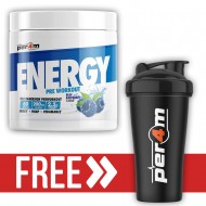 Per4m Energy Pre-workout 390g  - 60 Servings + Free Per4m Shaker