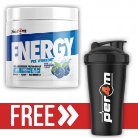 Per4m Energy Pre-workout 390g  - 60 Servings + Free Per4m Shaker