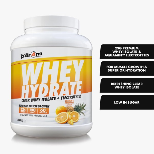 Per4m Clear Whey Isolate 1.8Kg + FREE Per4m Shaker