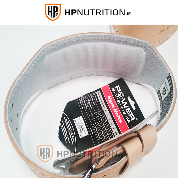 Power System Weight Lifting 4" Leather Belt 3000