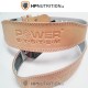 Power System Weight Lifting 4" Leather Belt 3000
