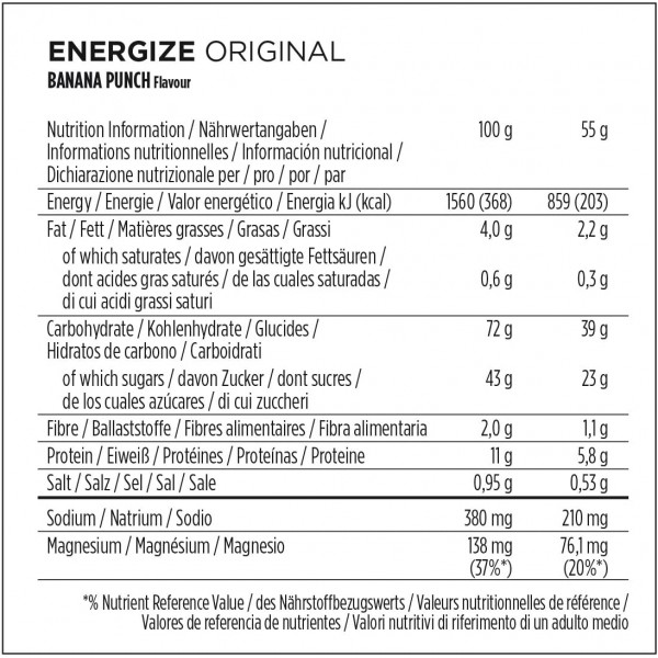 PowerBar Energize Energy Bars 55g - Box of 15