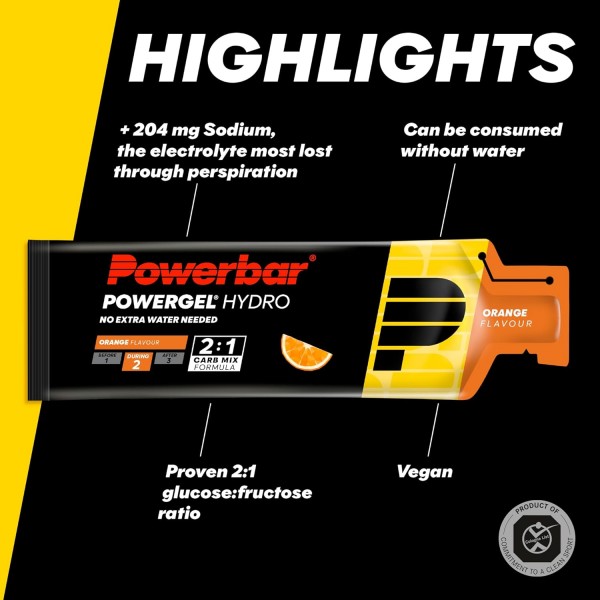 Powerbar Powergel Energy Gels 24 Pack
