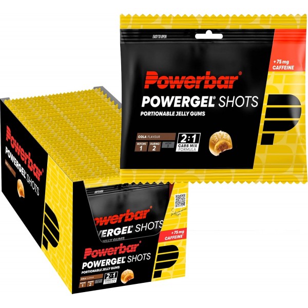 PowerBar PowerGel Shots with C2MAX 60g x 24 Packs 