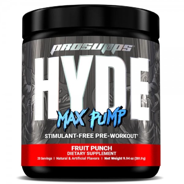 ProSupps HYDE Max Pump Stim Free Pre 280g