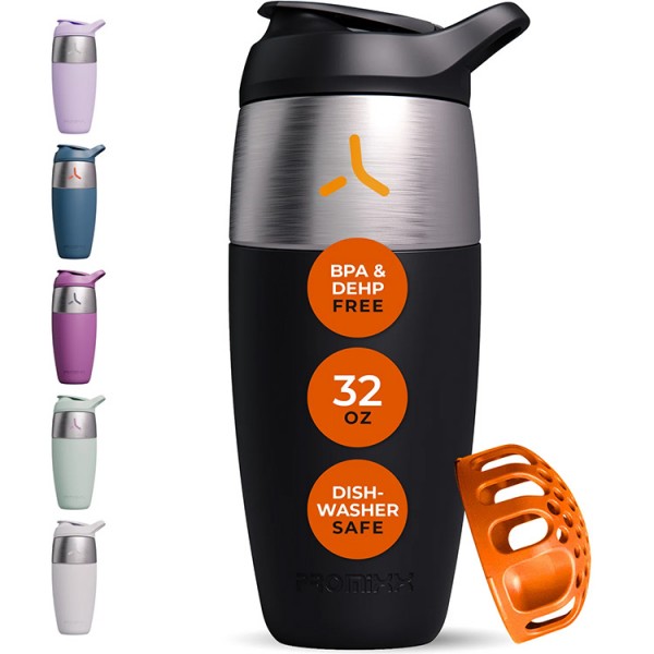 Promixx Pursuit Single Wall Stainless Steel Shaker - 950ml