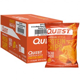 Quest Nutrition Tortilla Style Protein Chips - Pack of 8 x 30g