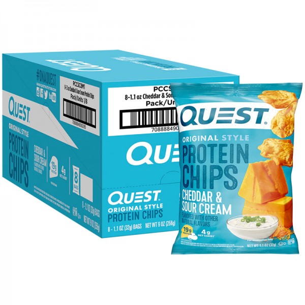 Quest Nutrition Protein Chips - Pack of 8 x 32g