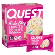 Quest Nutrition Frosted Protein Cookies - Box of 8 *BB 08-2026