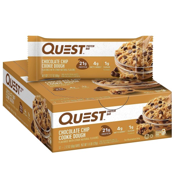 Quest Nutrition Protein Bars - Box of 12  *BB 12/July/26*