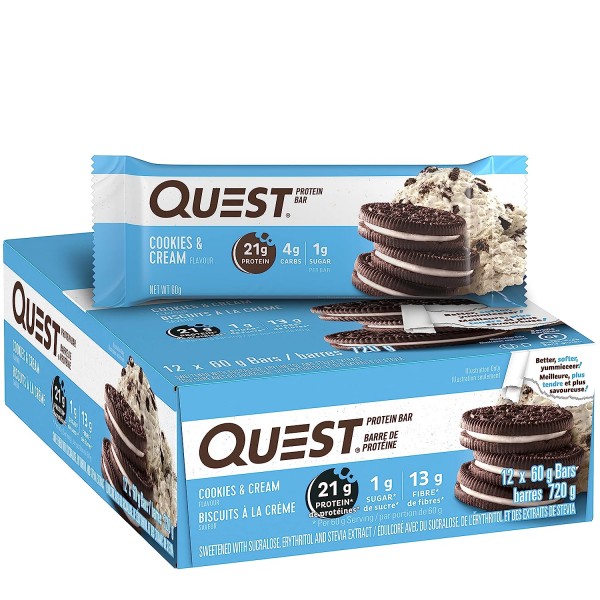Quest Nutrition Protein Bars - Box of 12  *BB 12/July/26*