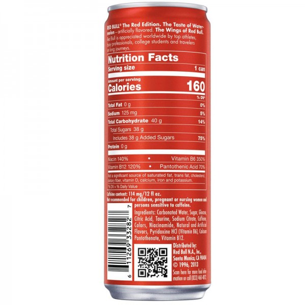 Red Bull Energy Red Watermleon Edition 250ml x 24